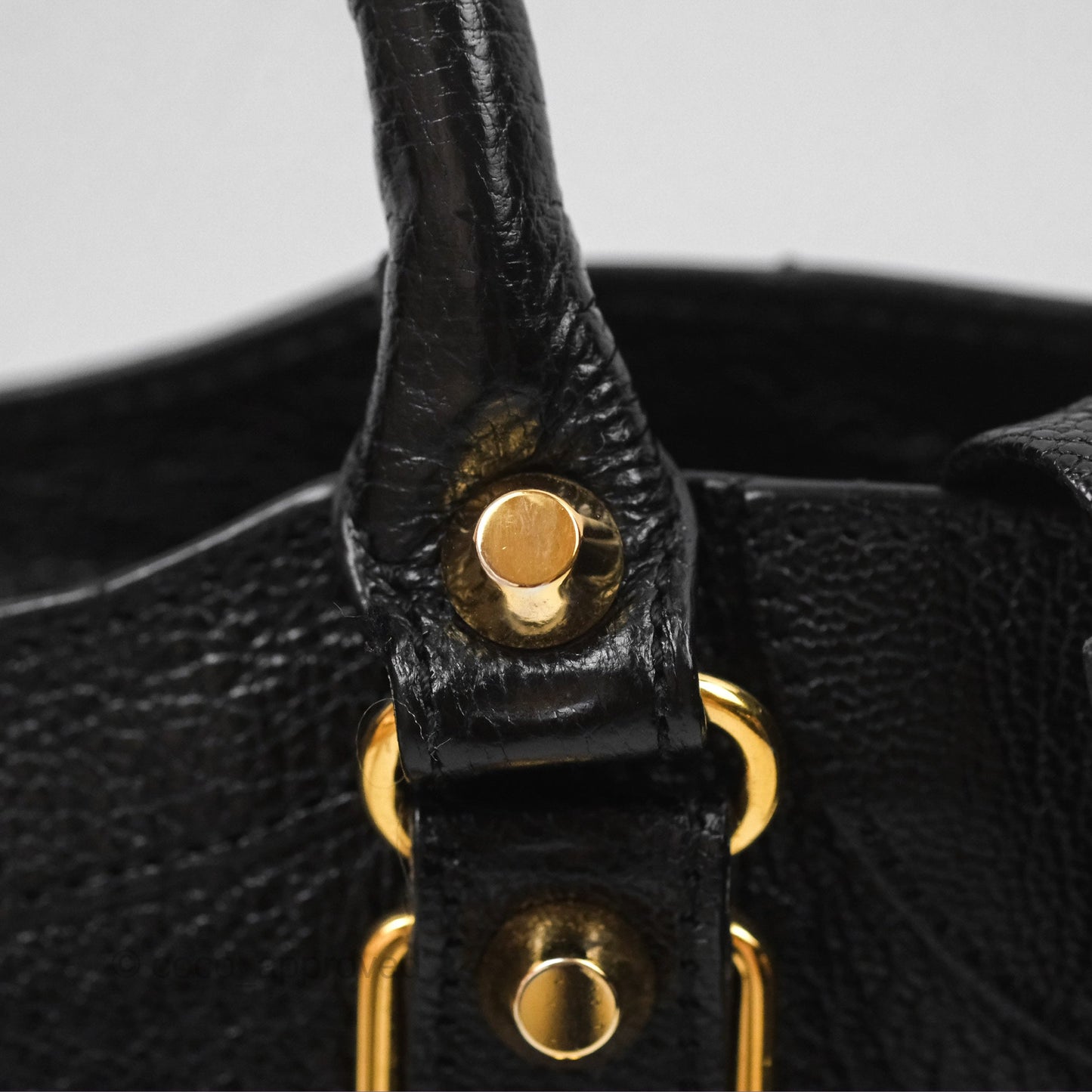 Balenciaga Classic Mini City Bag Black Grained Calfskin Gold Hardware