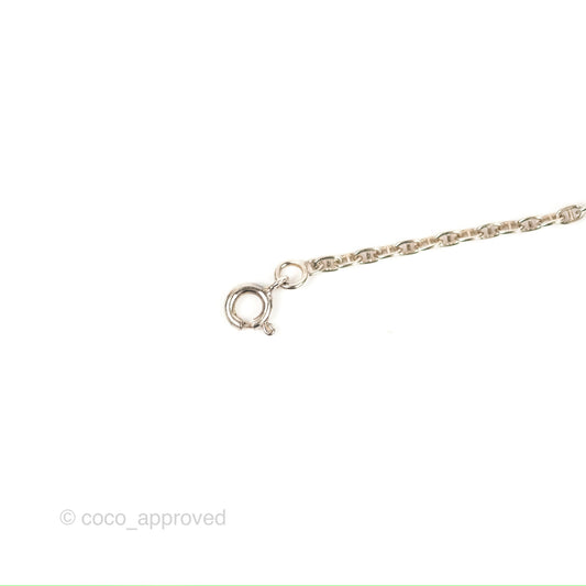 Hermes Mini Birkin Amulette Bracelet Sterling Silver