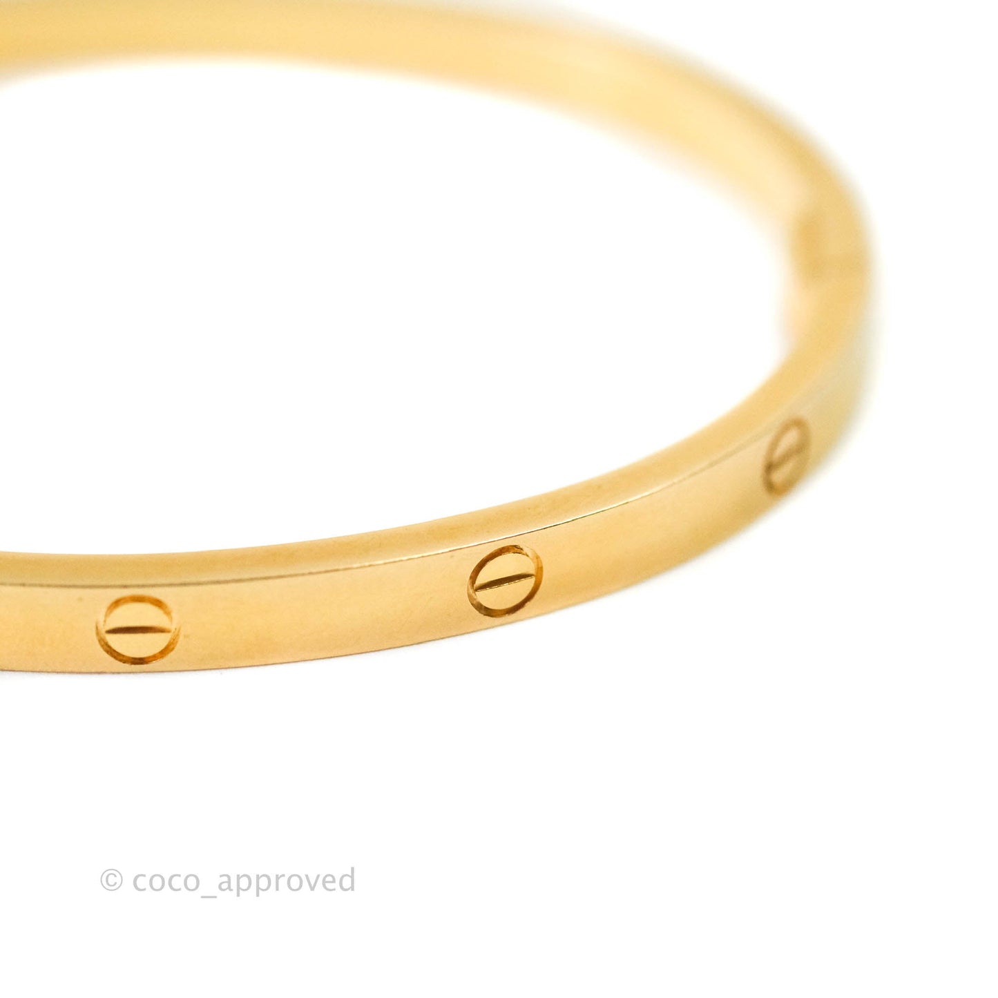 Cartier Small Love Bracelet Yellow Gold