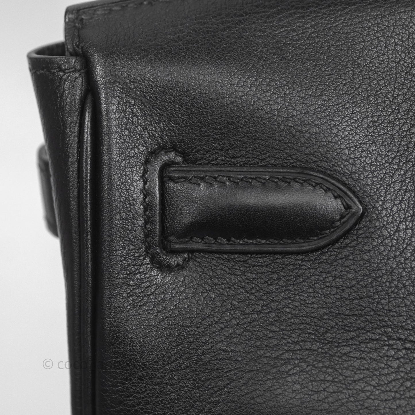 Hermès Birkin 30 Noir 89 Evergrain Palladium Hardware