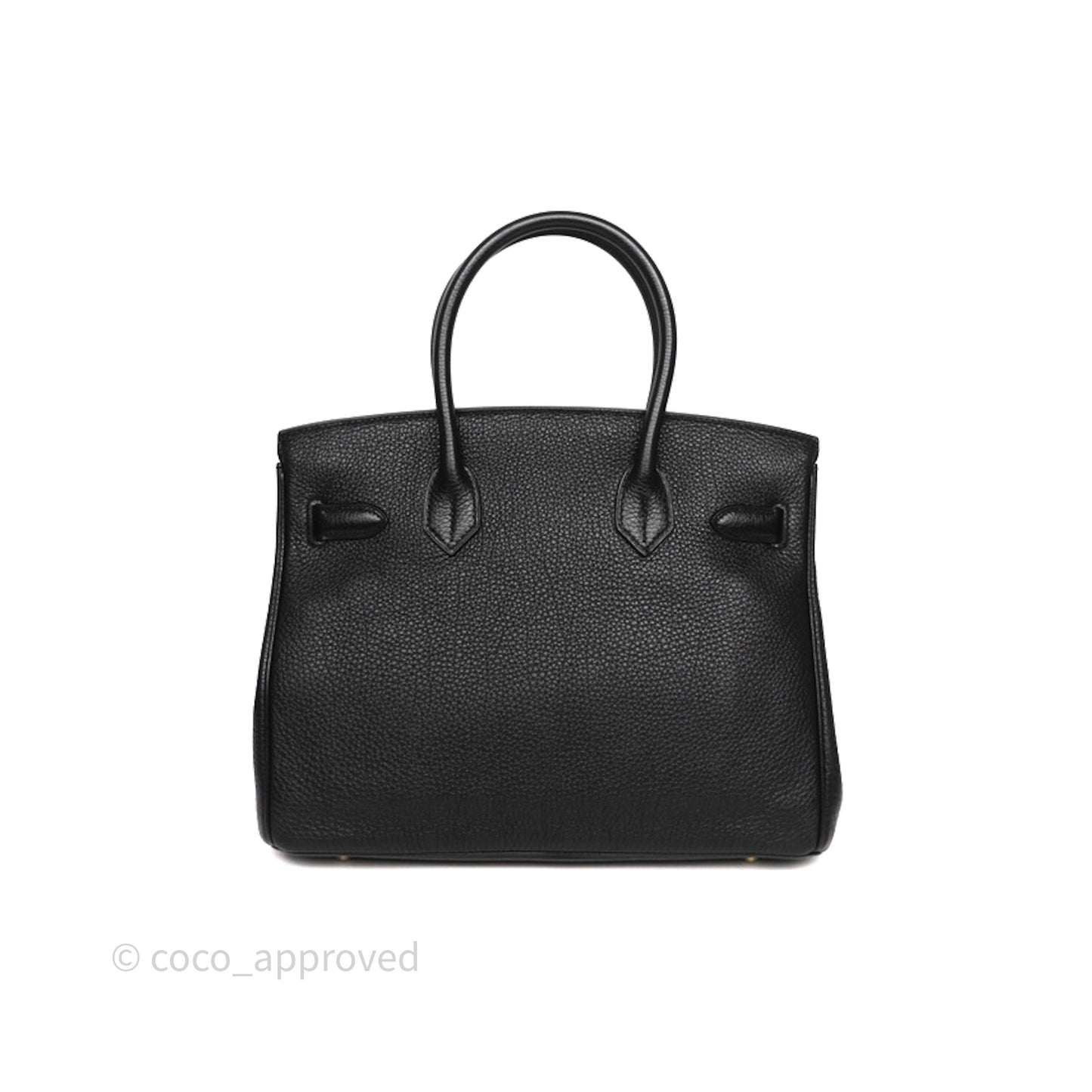 Hermès Birkin 30 Black Noir 89 Togo Gold Hardware