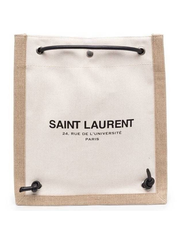 Luxury Saint Laurent Universal Flat Cross Bag Ecru