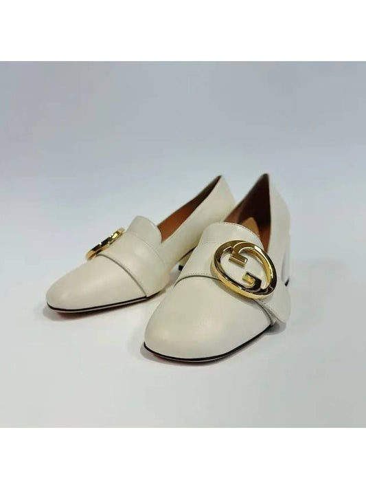 Luxury Gucci Trending 2025 Women's Blondie Interlocking G Pumps White
