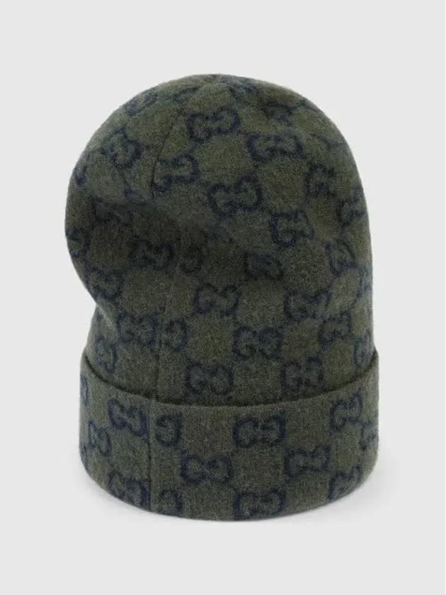 Luxury Gucci Trending 2025 GG Logo Pattern Knit Wool Beanie