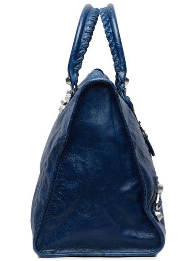 Luxury Balenciaga Giant Work Tote Bag Blue