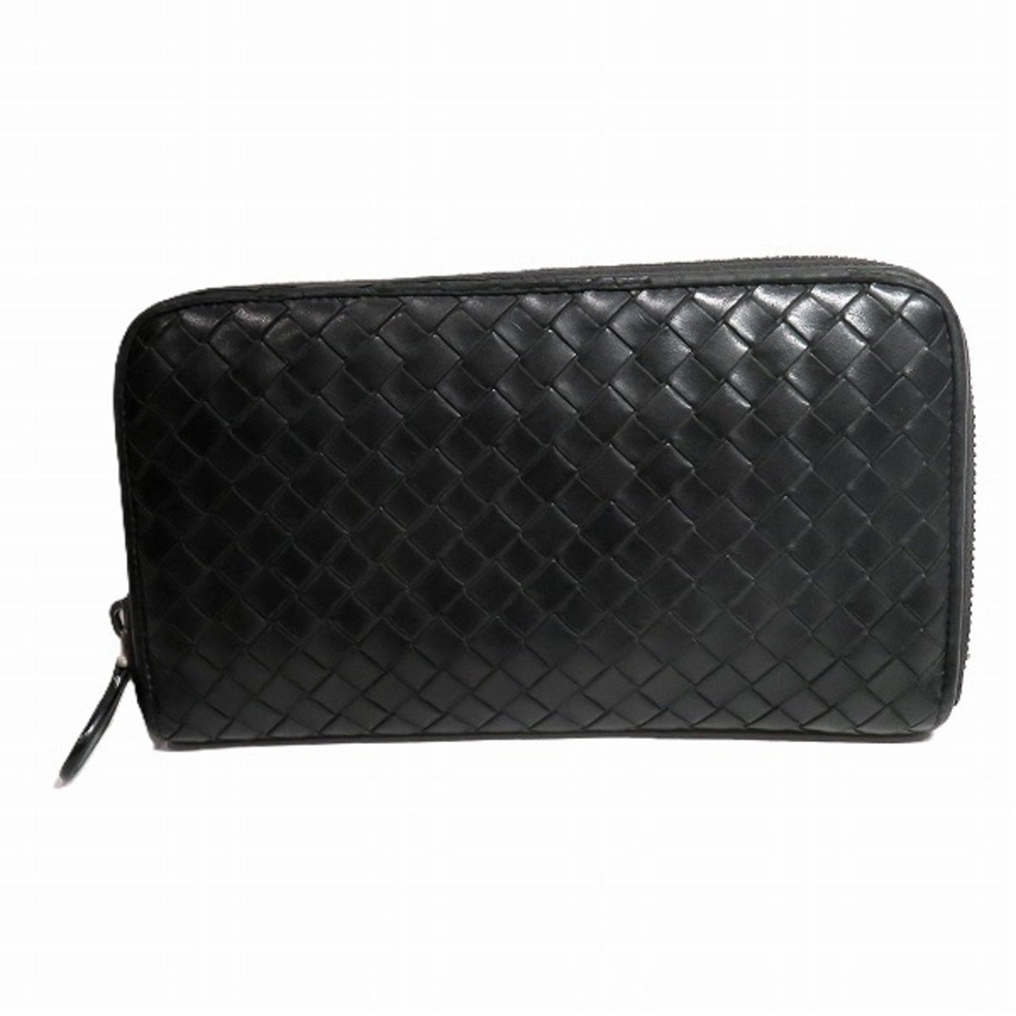 Luxury Bottega Veneta Intrecciato Leather Long Wallet (Bi-Fold) ()