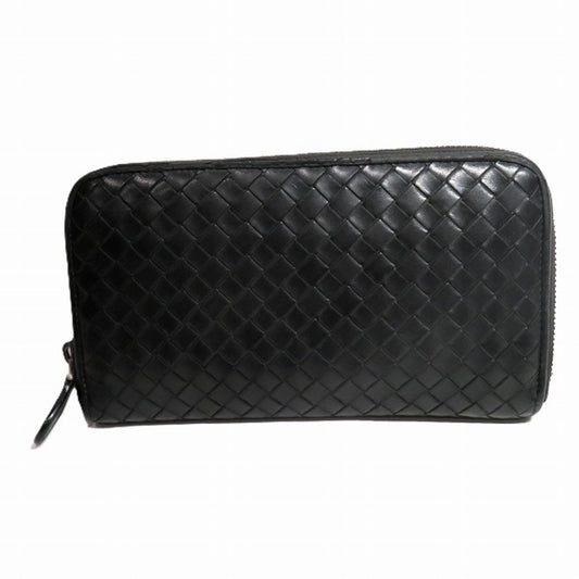 Luxury Bottega Veneta Intrecciato Leather Long Wallet (Bi-Fold) ()