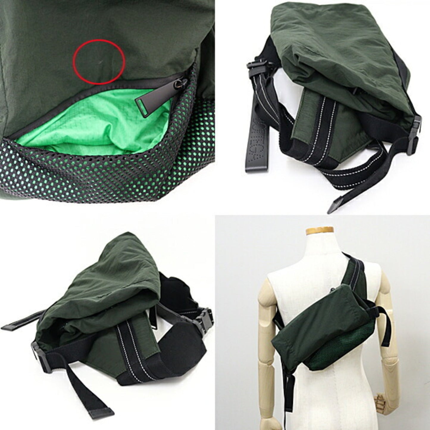 Luxury Bottega Veneta   Nylon Polyester Leather Fanny Pack ()