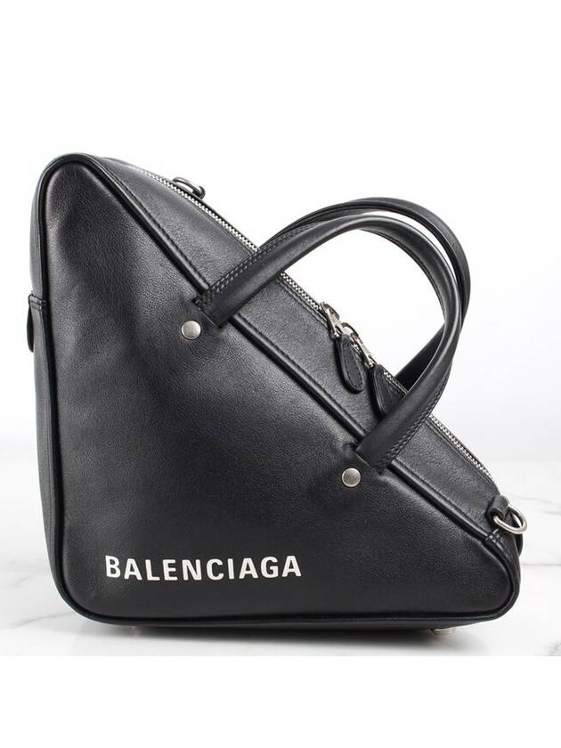 Luxury Balenciaga Logo triangle small duffel bag