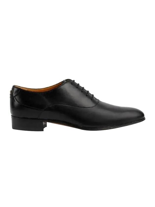 Luxury Gucci Trending 2025 Men's Double G Lace-Up Leather Oxford Black