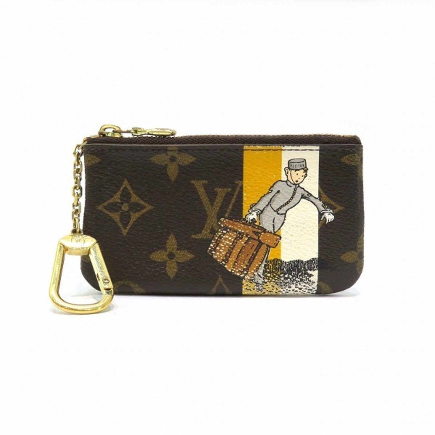Louis Vuitton Pochette Clés  Canvas Clutch Bag ()