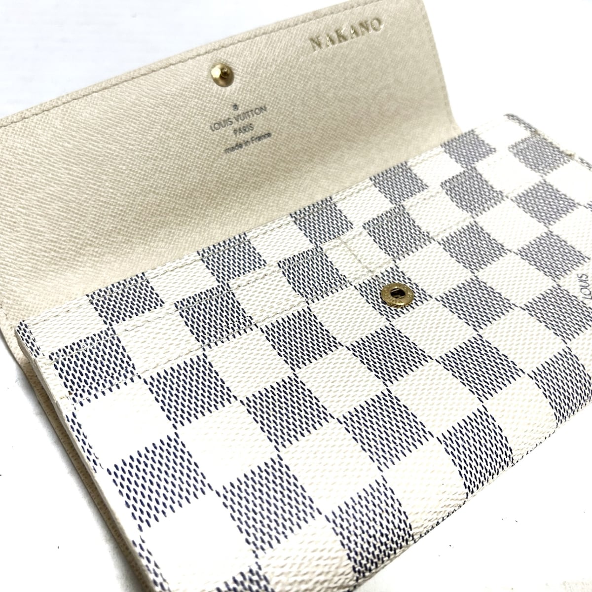 Louis Vuitton Portefeuille Sarah  Canvas Wallet  ()