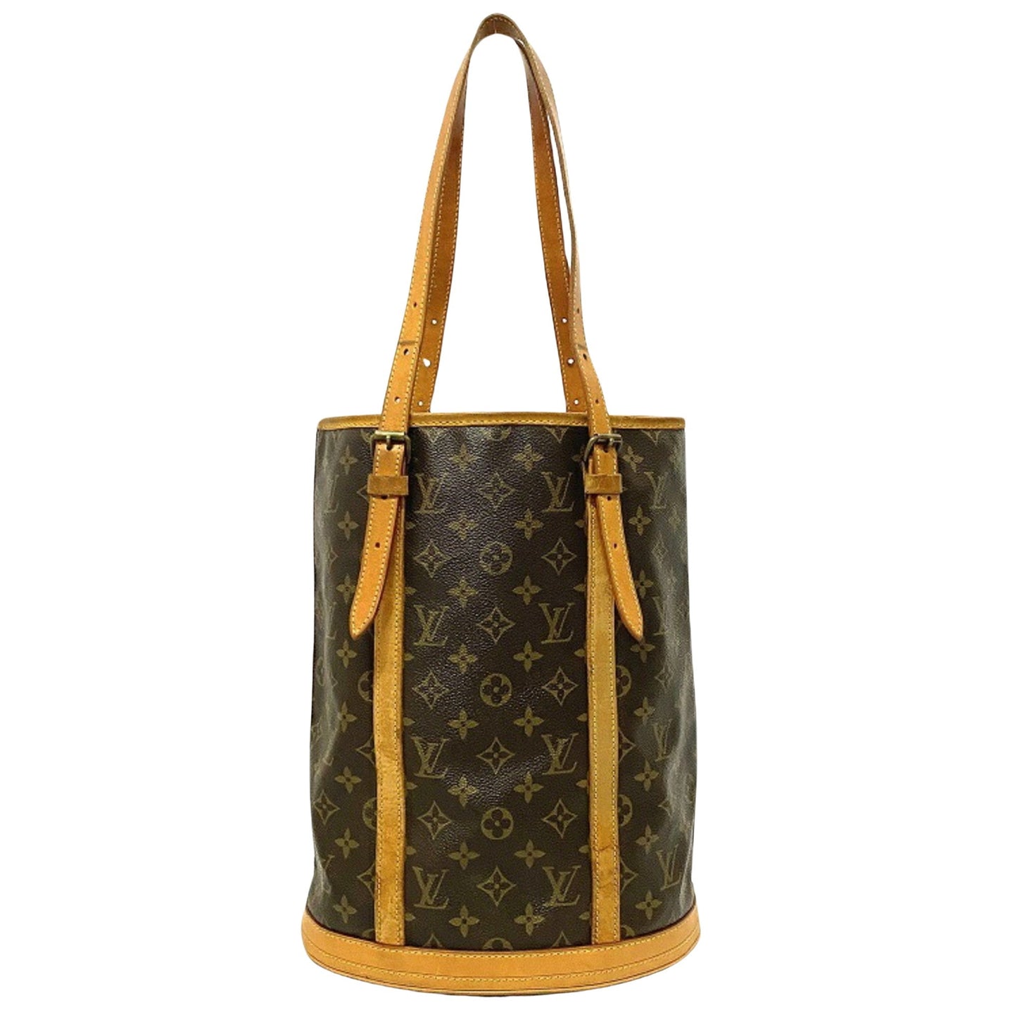 Louis Vuitton Bucket  Canvas Handbag ()