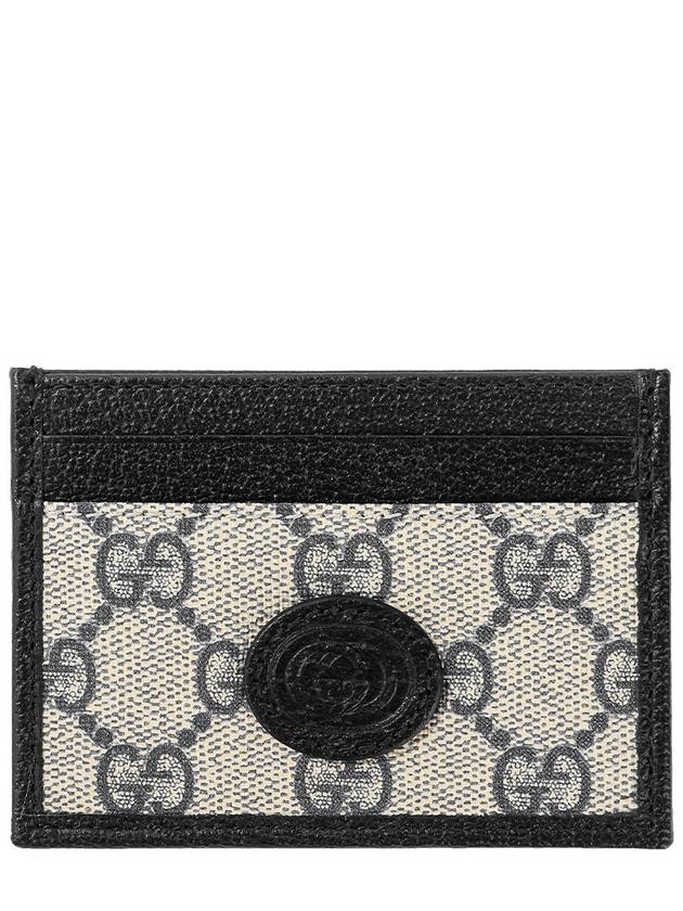 Luxury Gucci Trending 2025 Supreme GG Card Wallet Navy