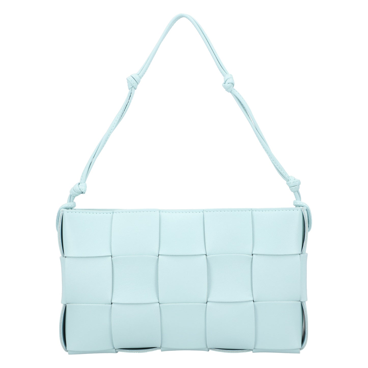 Luxury Bottega Veneta Cassette Pouch On Strap blue