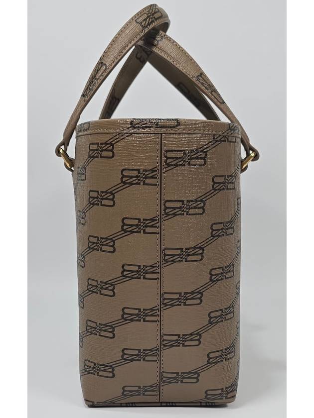 Luxury Balenciaga Signature BB Monogram Small Shopper Bag