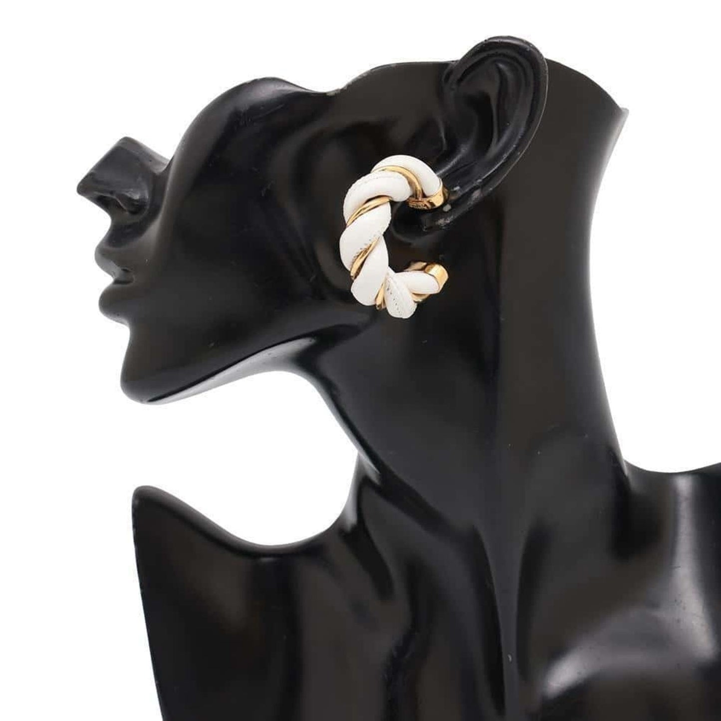 Luxury Bottega Veneta  Leather  925 Stud Earrings ()
