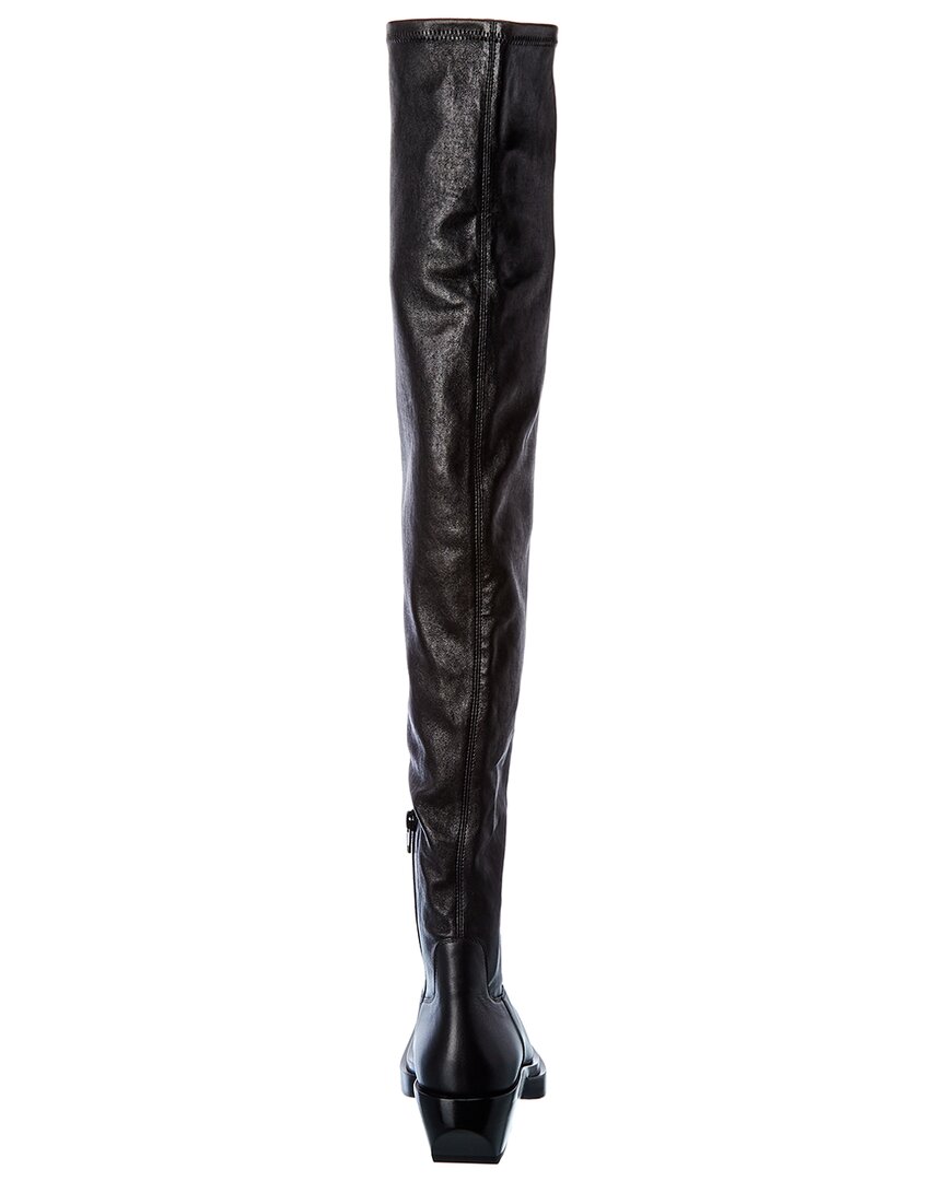 Luxury Bottega Veneta The Lean Leather Over-The-Knee Boot