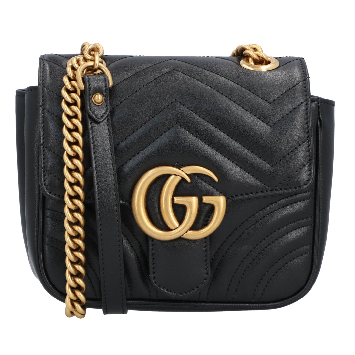 Luxury Gucci Trending 2025 Gg Marmont Mini Shoulder Bag Black