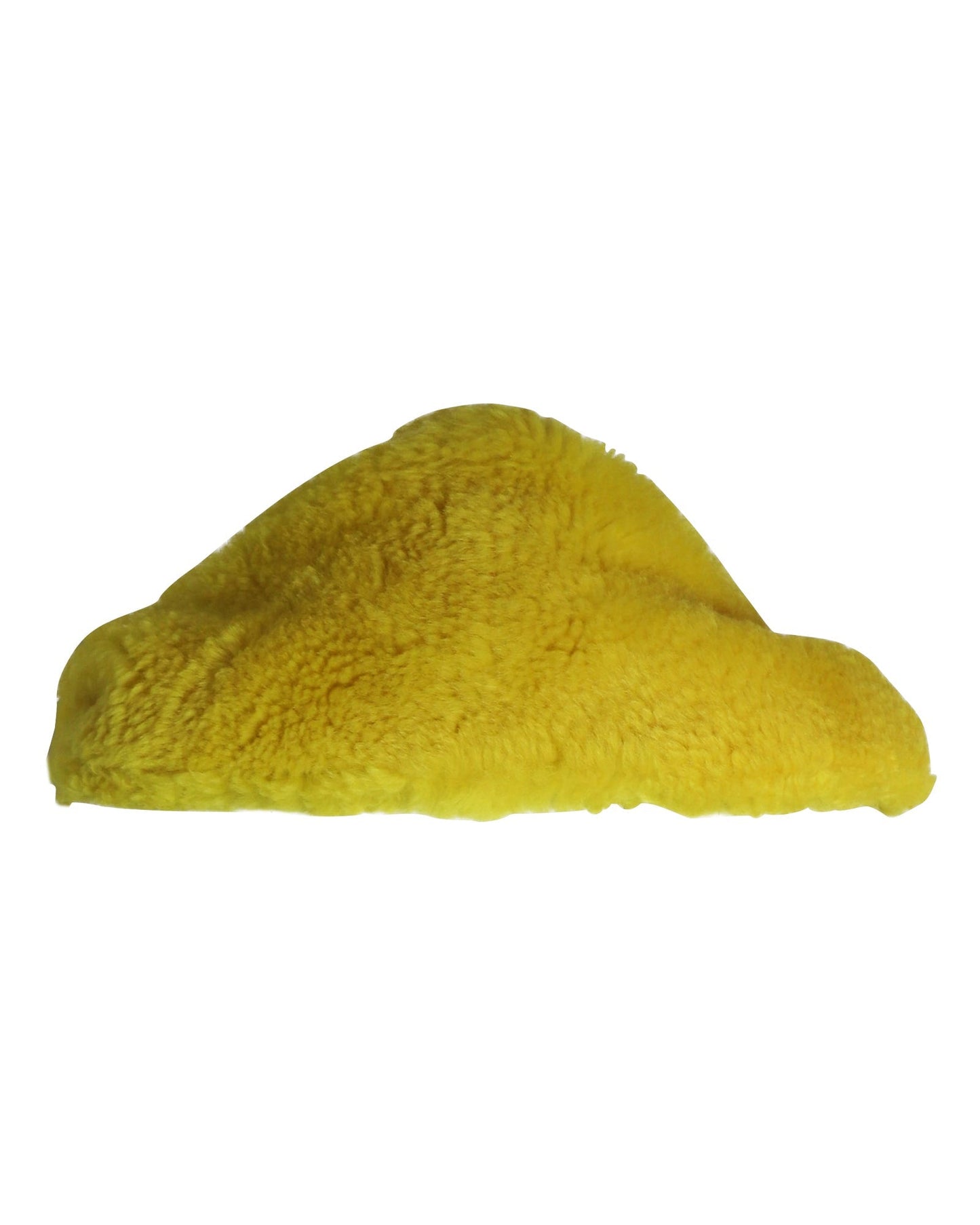 Luxury Bottega Veneta Leather-Trimmed Scarf in Yellow Shearling