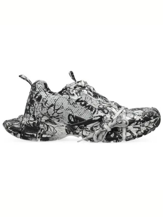 Luxury Balenciaga 3XL Extreme Graffiti Low Top Sneakers Grey
