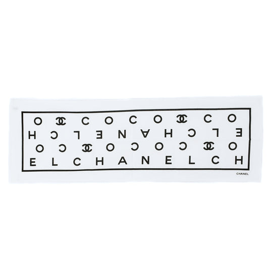 Luxury Chanel Spring 1997 Cotton Scarf 150