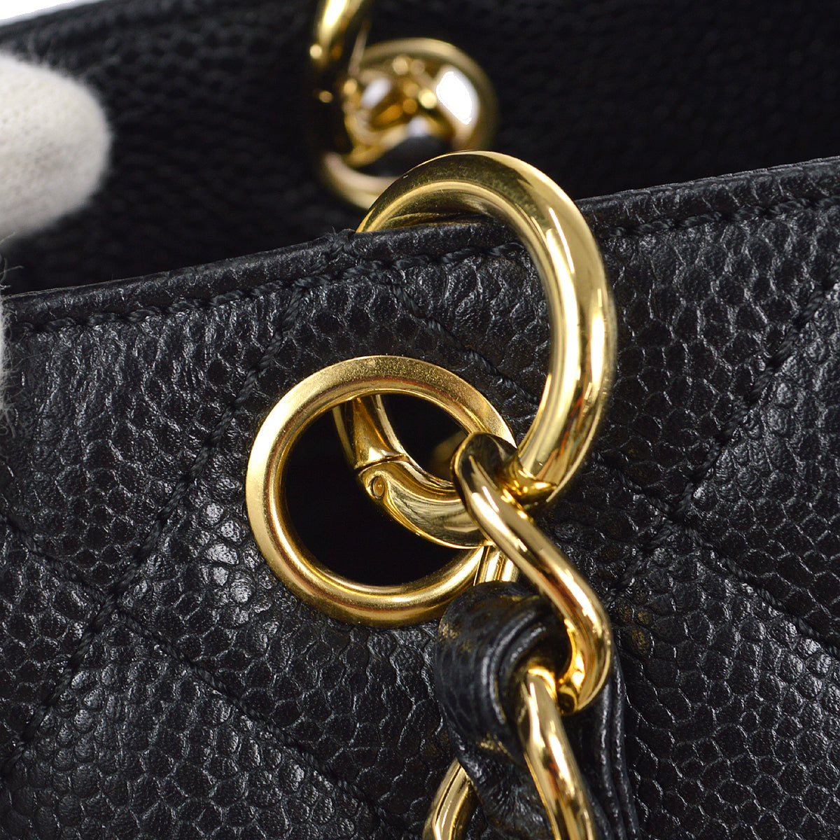 Luxury Chanel 2008-2009 Petite Shopping Tote PST Black Caviar