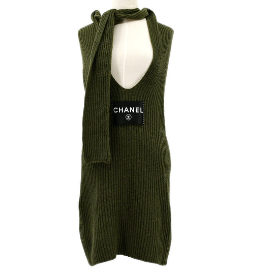 Luxury Chanel 2008 Cruise logo patch knitted dress #34