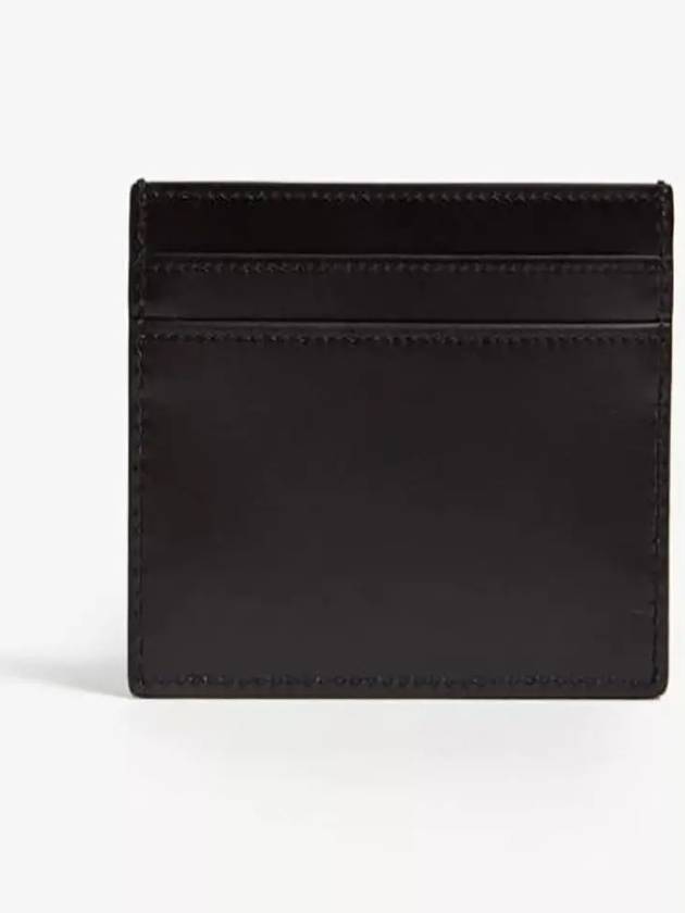 Luxury Saint Laurent Monogram Card Case in Smooth Leather Black