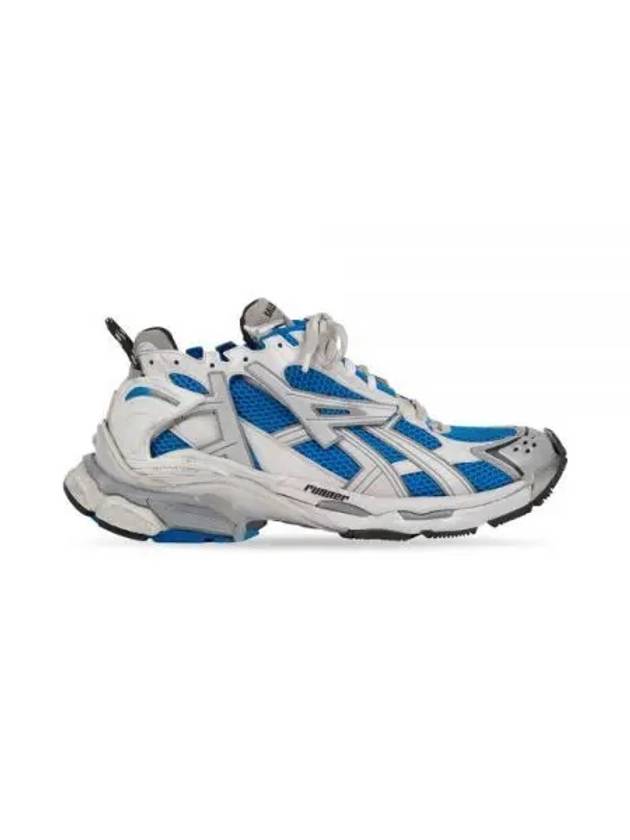 Luxury Balenciaga Runner Low Top Sneakers Blue