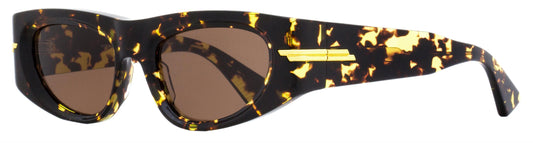 Luxury Bottega Veneta Women's Cat Eye Sunglasses BV1144S 002 Blonde Havana 51mm