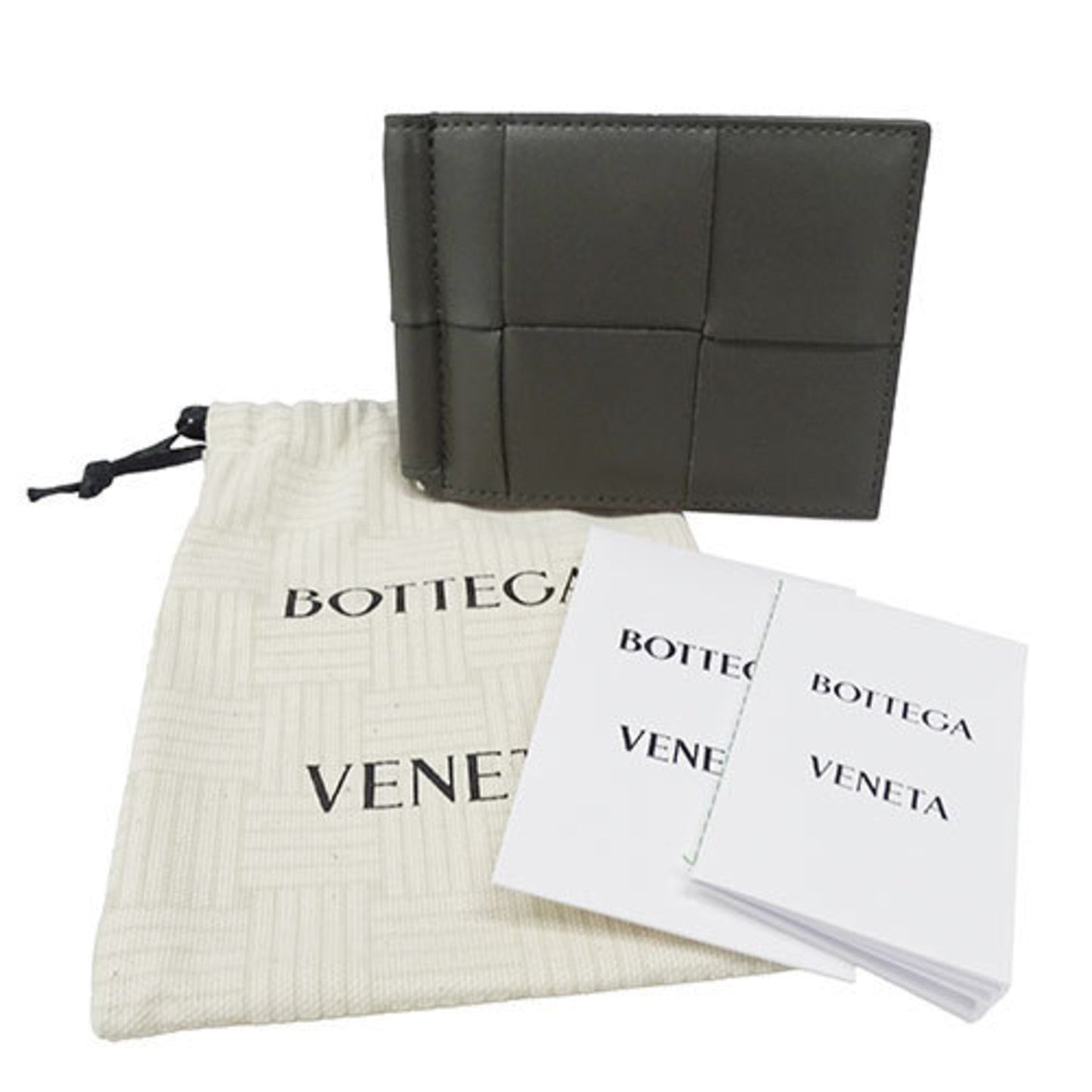 Luxury Bottega Veneta  blue Leather Money Clip ()