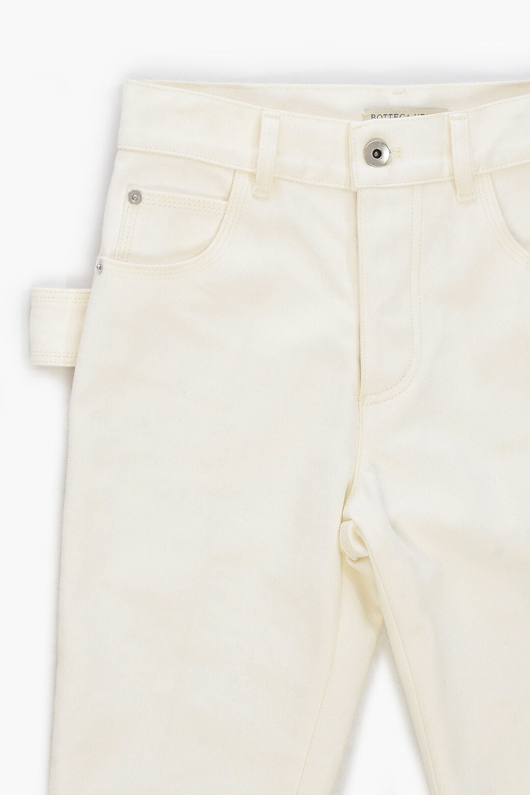 Luxury Bottega Veneta 5 Pocket Plain Colour Denim Pants