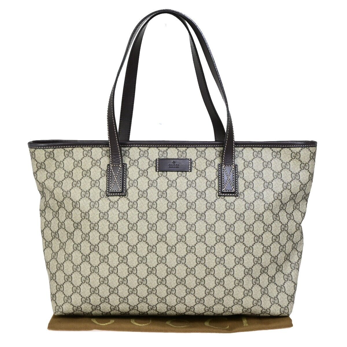 Luxury Gucci Trending 2025 Gg Supreme  Canvas Tote Bag ()