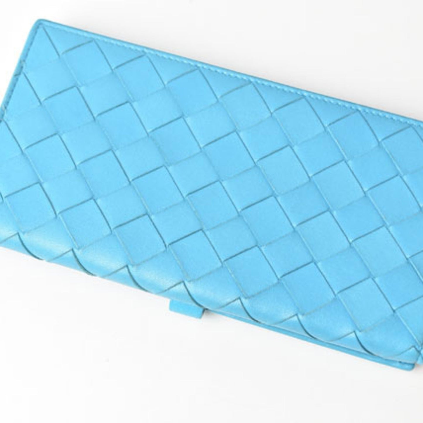 Luxury Bottega Veneta Intrecciato  Leather Long Wallet (Bi-Fold) ()
