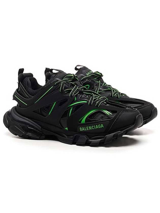 Luxury Balenciaga Track Low Top Sneakers Green Black