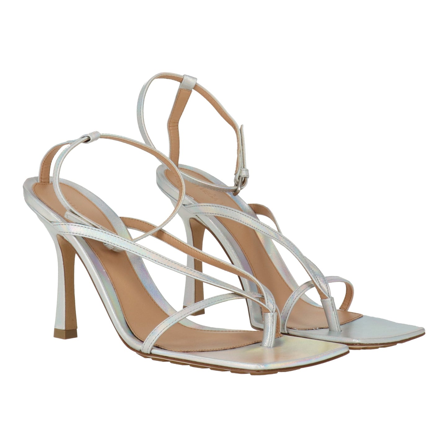 Luxury Bottega Veneta Womens Blue/Brown Sandal