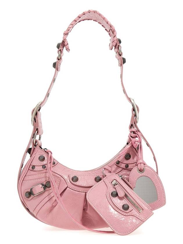 Luxury Balenciaga Le Cagole XS Lambskin Shoulder Bag Pink
