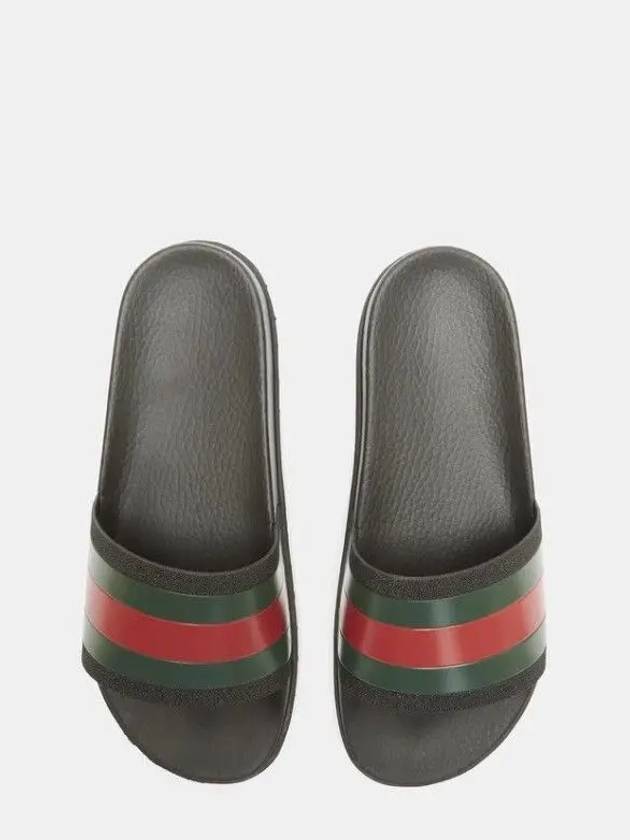 Luxury Gucci Trending 2025 Web Slippers Black