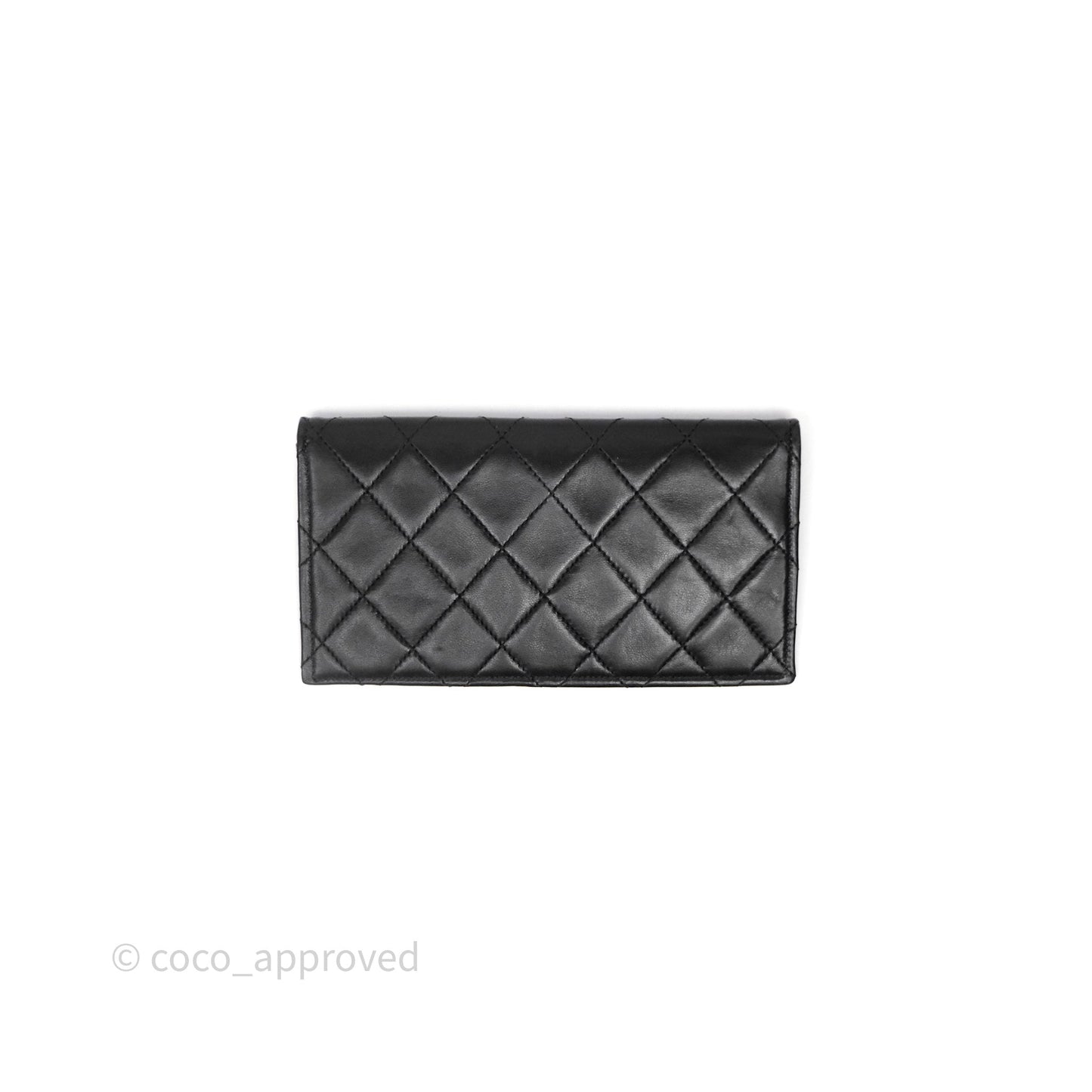 Chanel Matelasse Flap Bag Lambskin Black 24K Gold Hardware