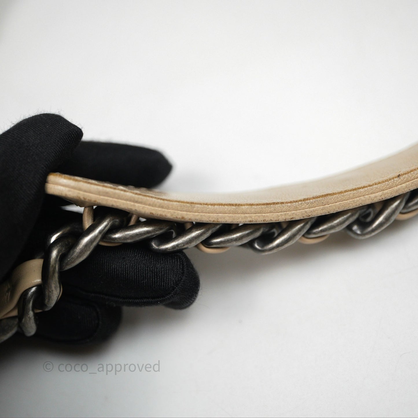 Chanel 19 Small Beige Mixed Hardware