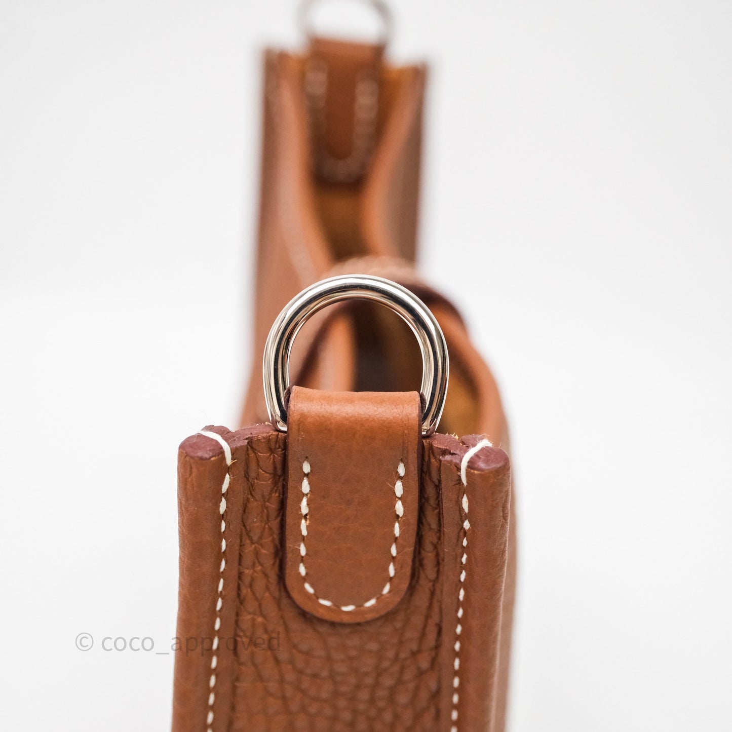 Hermès Mini Evelyne 16 Gold Clemence Gold Hardware