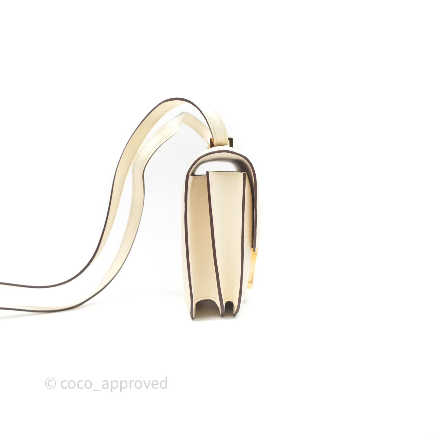 Hermès Constance Mini 18cm Nata I2 Epsom Gold Hardware
