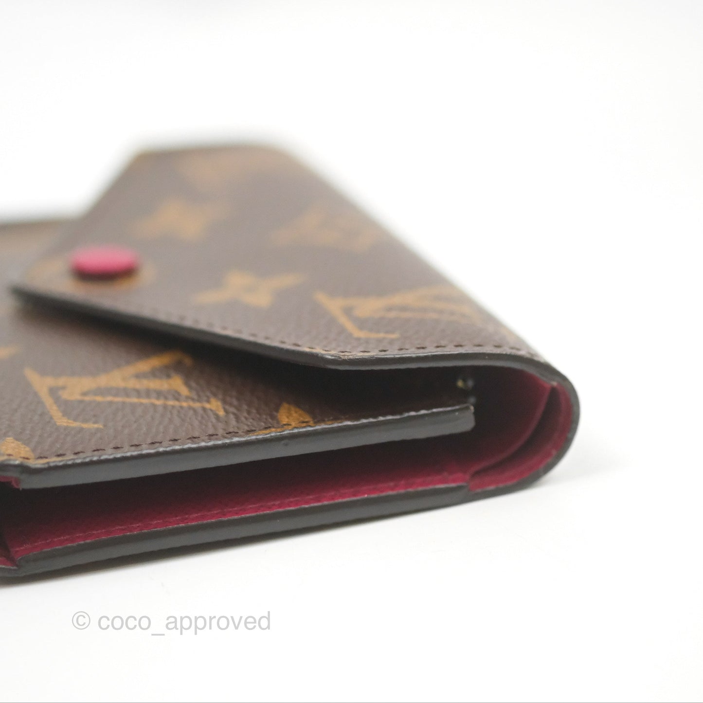 Louis Vuitton Victorine Wallet Monogram Canvas Fuchsia Pink