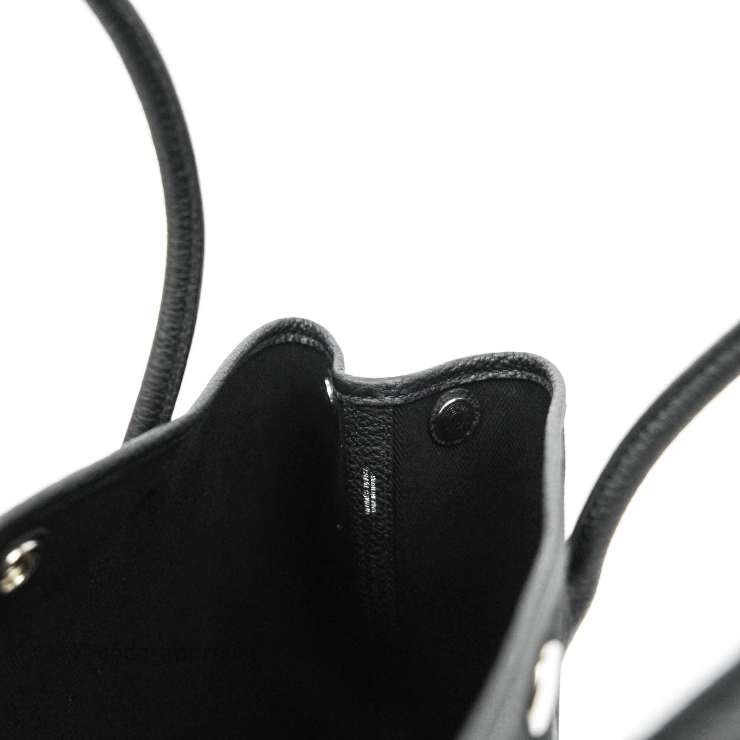 Hermès Garden Party 30 Canvas Black