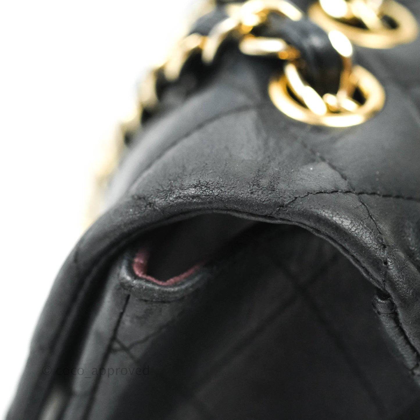 Chanel Jumbo Single Flap Black Lambskin Gold Hardware⁣⁣