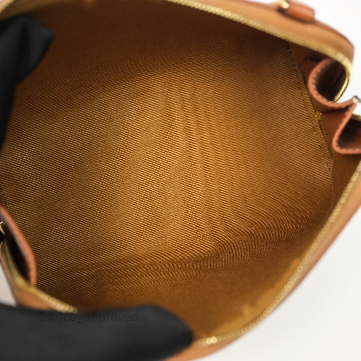 Celine Clutch With Chain Triomphe Canvas White/Tan