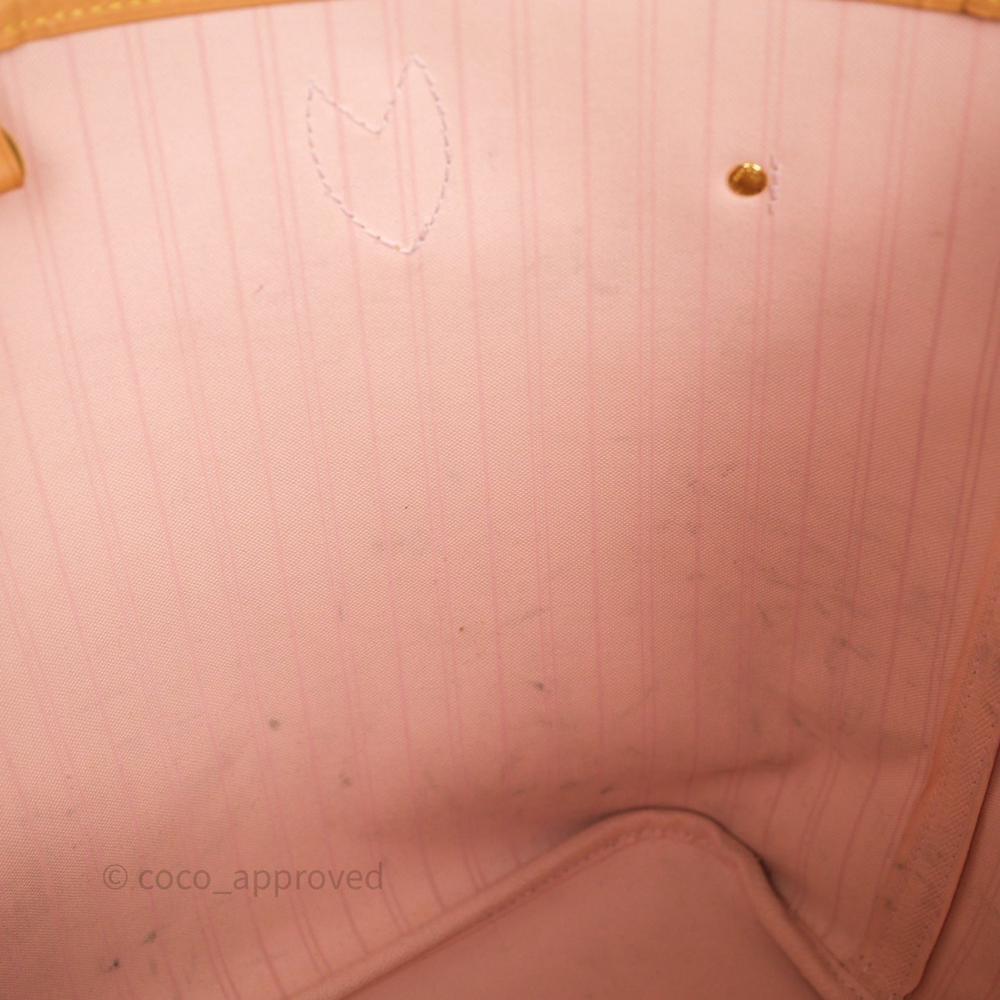 Louis Vuitton Neverfull MM Damier Azur Canvas Tote Bag
