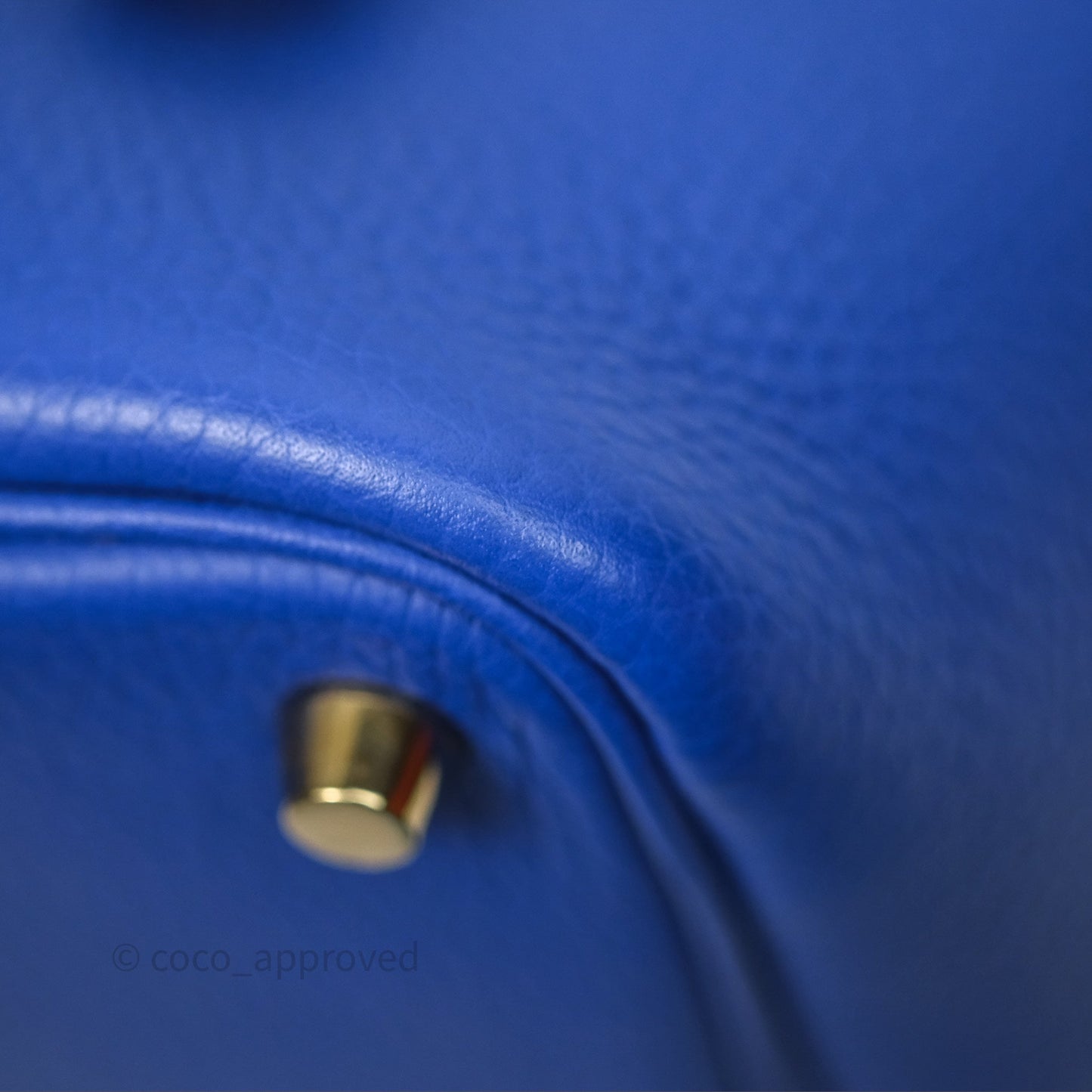 Hermès Picotin 18 Bleu Électrique 7T Clemence Gold Hardware