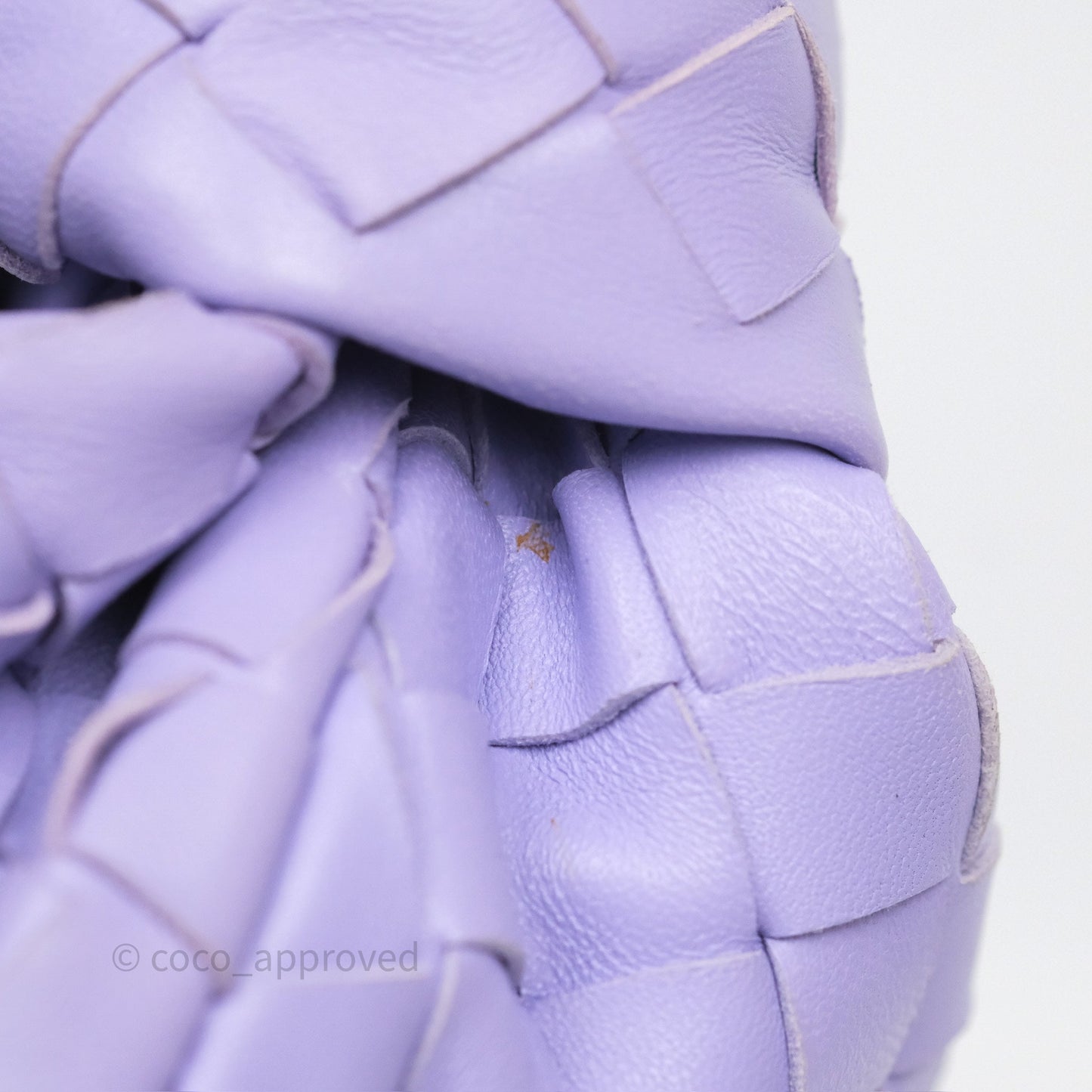 Bottega Veneta Teen Jodie Purple Intrecciato Lambskin